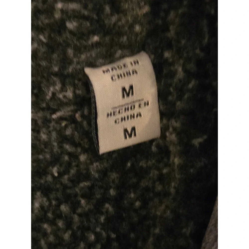 Levis Mens‎ Medium Gray Hooded Softshell Jacket Sherpa Lined Full Zip Coat